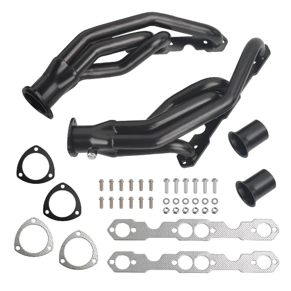 1988-1997 Chevy GMC pickups Stainless Steel Exhaust Headers Black