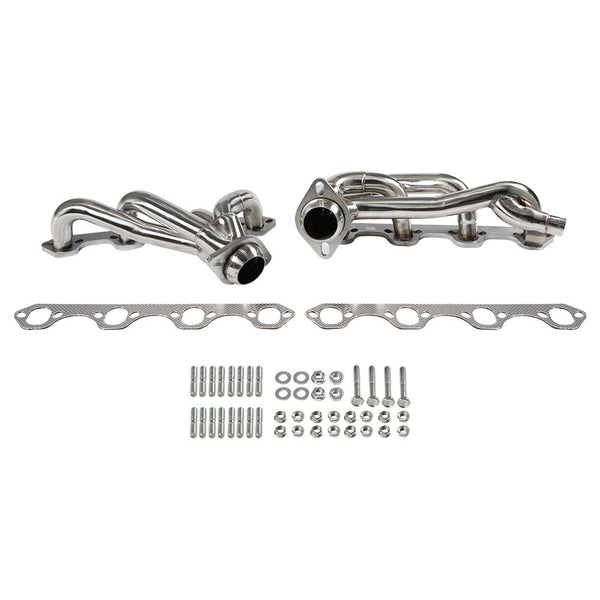 Stainless Steel Exhaust Manifold Headers For 1987-1996 Ford F150/F250/Bronco 5.8L V8 Engines