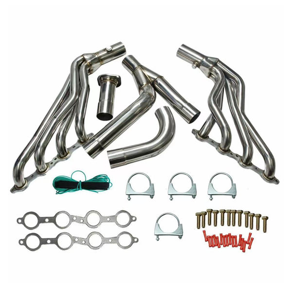 1999-2006 GMC GMT800 Silverado/Sierra/Avalanche 1500(2WD & 4WD)Long Tube Headers 4.8L 5.3L 6.0L