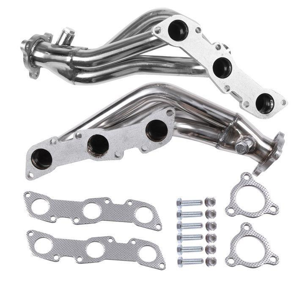 Nissan 1999-2004 Frontier 1998-2000 Pathfinder 2001-2004 Xterra V6 3.3L Racing Header Exhaust Manifold