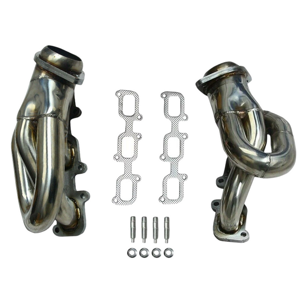 Stainless Steel Short Manifold Exhaust Header Kit FOR 11-17 Ford Mustang 3.7 V6