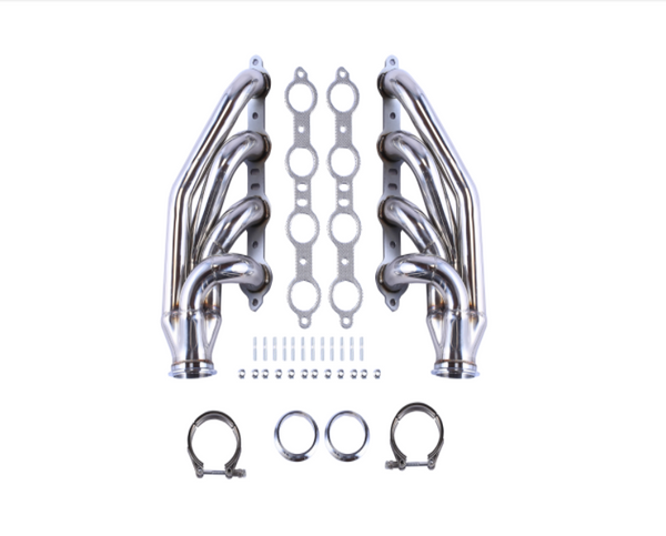 Performance Exhaust Headers Compatible with Chevrolet LS Series (1998-2014) - Fits Cadillac CTS, Pontiac Firebird/GTO LSX V8 Engines