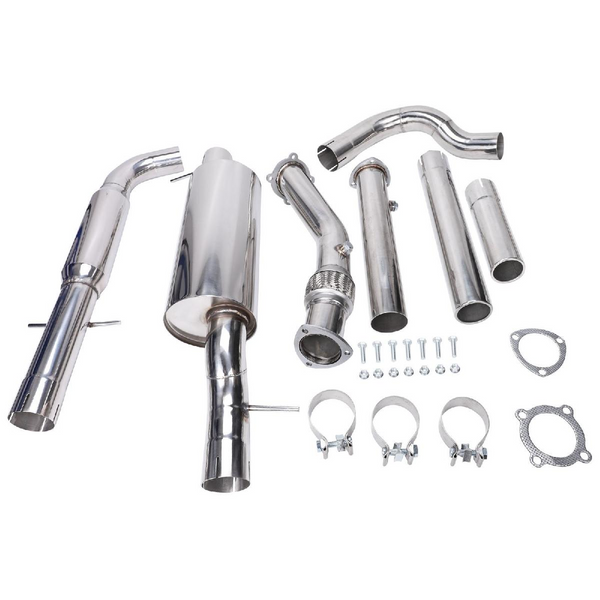 VW MK4 Turbo Exhaust System (1.8T) - 3" Catless Downpipe Compatible with GTI/Jetta/Golf/GLI