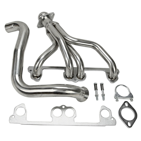 Stainless Steel Exhaust Manifold Header for 1997-1999 Jeep Wrangler TJ - 2.5L L4 Engine Compatibility