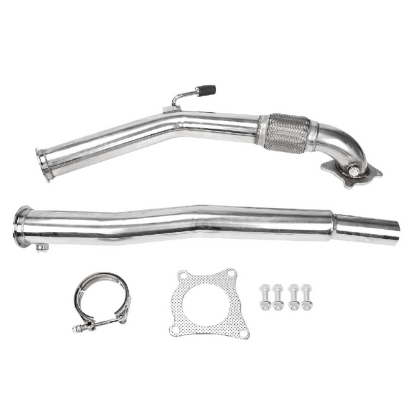 Turbocharged Audi A3 2006-2011 Exhaust Upgrade - 3" Downpipe & Manifold Compatible with 2.0L/2.0T I4 DOHC