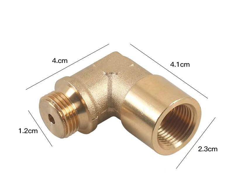 M18*1.5 Brass O2 oxygen sensor connector 90 degree General