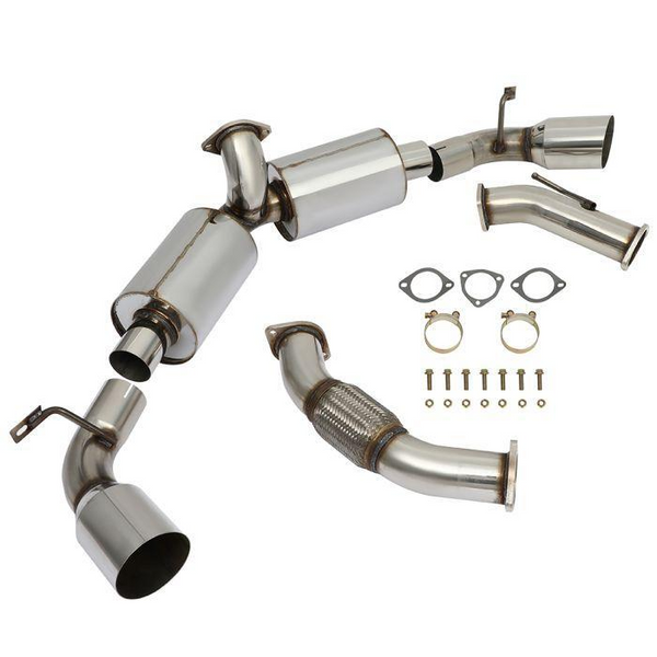 1991-1995 Toyota MR2 2.0L Catback Exhaust System - 4.5" Dual Tip Performance Muffler