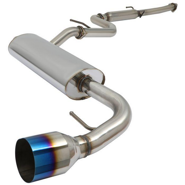 Honda 1990-1991 CRX 1.5L Catback Exhaust System - 4.5" Stainless Steel Muffler Tip