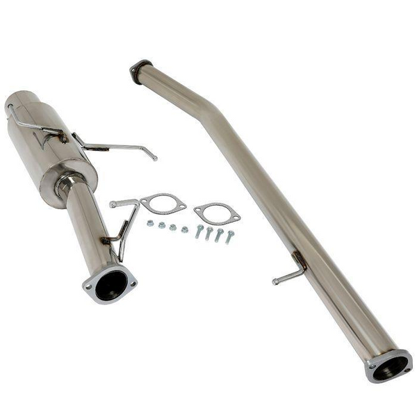 1995-1998 Nissan 240SX 2.4L Catback Exhaust System – 4.5" Round Tip Stainless Steel Muffler