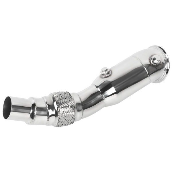 2011-2017 BMW F10 528i N20 Turbo Downpipe High-Flow Stainless Steel