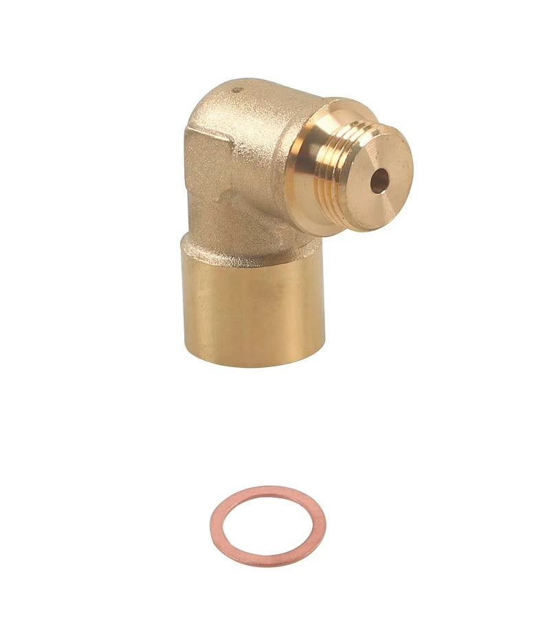 M18*1.5 Brass O2 oxygen sensor connector 90 degree General